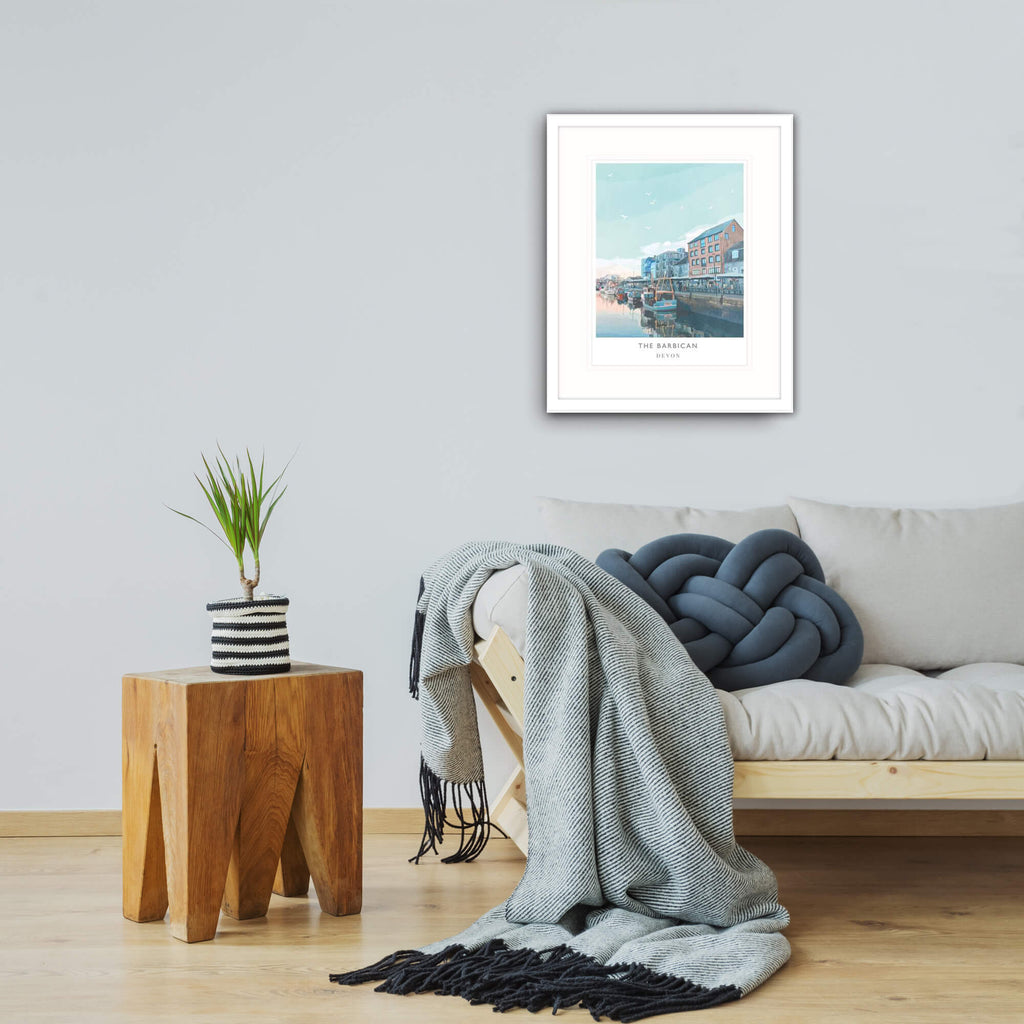 Framed Print-WF138F - The Barbican Framed Print-Whistlefish