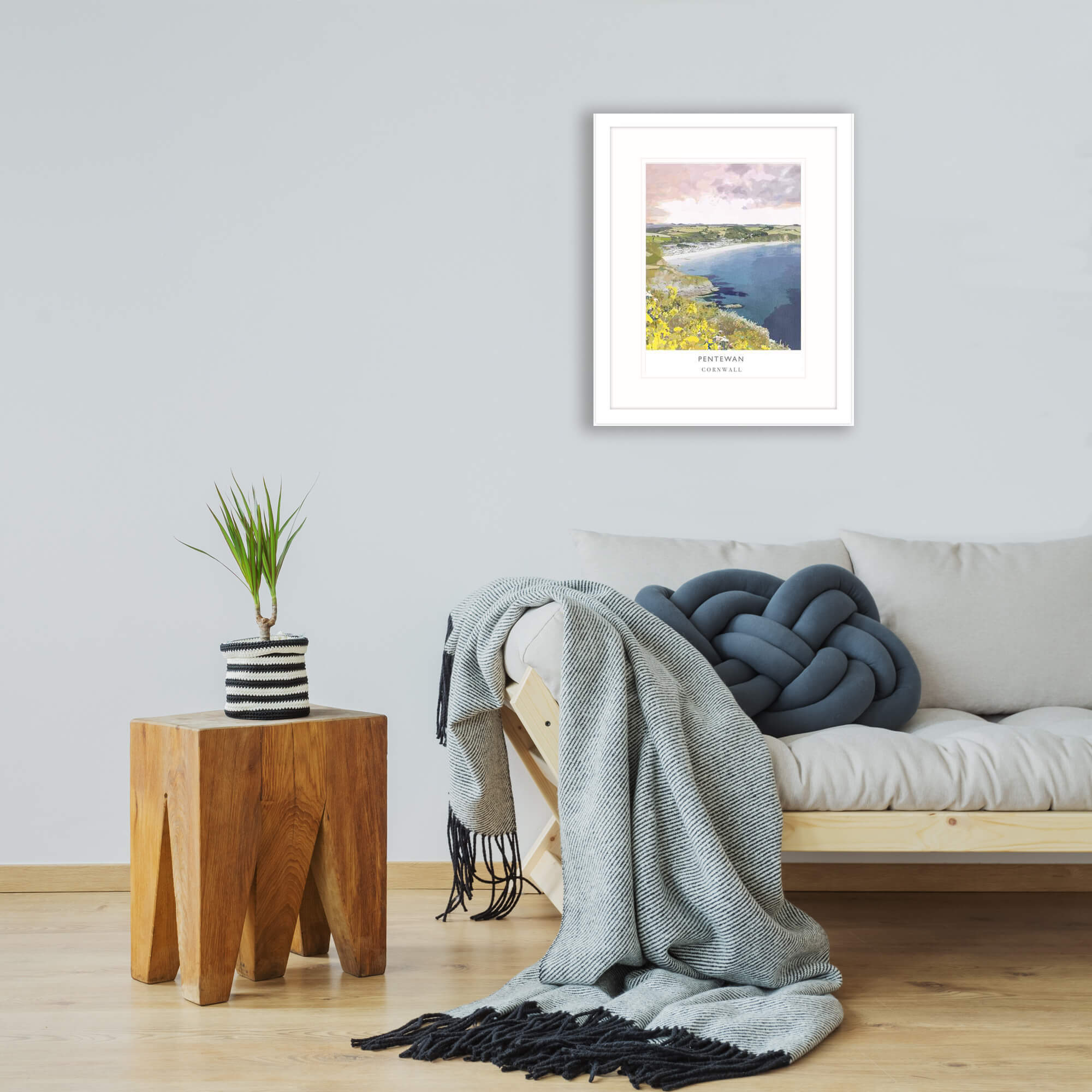 Framed Print-WF190F - Pentewan-Whistlefish