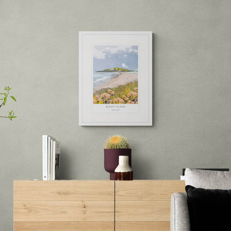 Framed Print - WF208F - Burgh Island Framed Print - Burgh Island Framed Print - Whistlefish