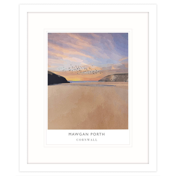 Framed Print - WF219F - Mawgan Porth Framed Print - Mawgan Porth Framed Print - Stunning Travel Art - Whistlefish