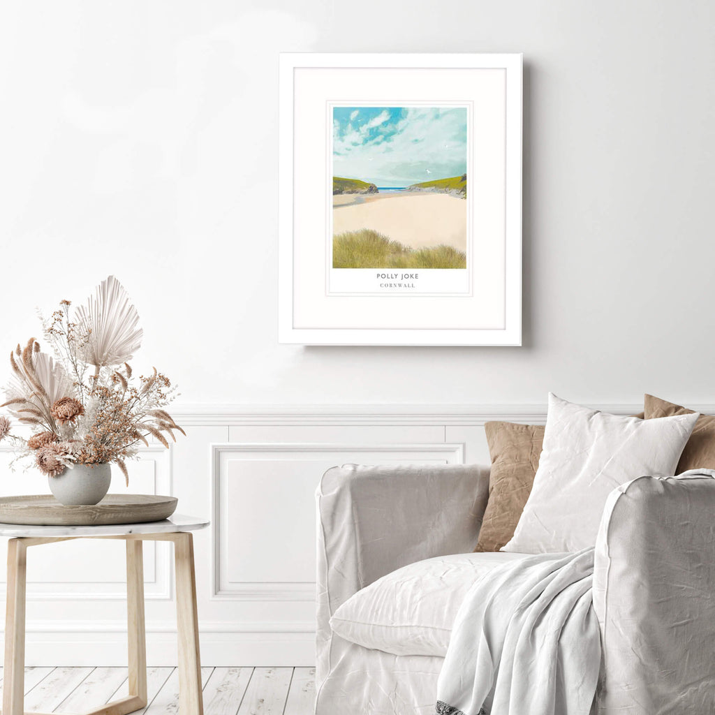 Framed Print-WF296F - Polly Joke Framed Print-Whistlefish