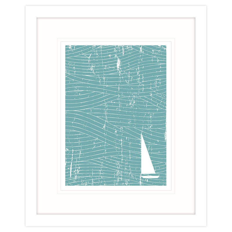 Framed Print-WF330F - Wave Pattern-Whistlefish