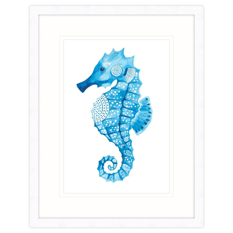 Framed Print-WF38F - Seahorse Framed Print-Whistlefish