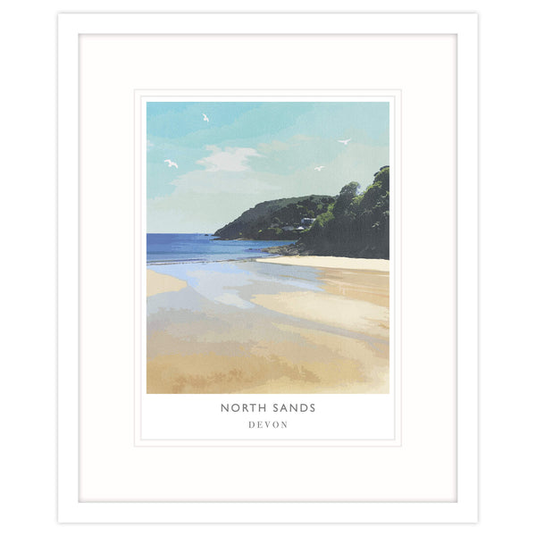 Framed Print-WF452F - North Sands Framed Print-Whistlefish