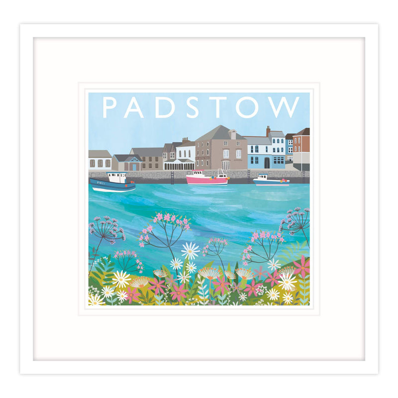 Framed Print-WF511F - Padstow Large Framed Print-Whistlefish