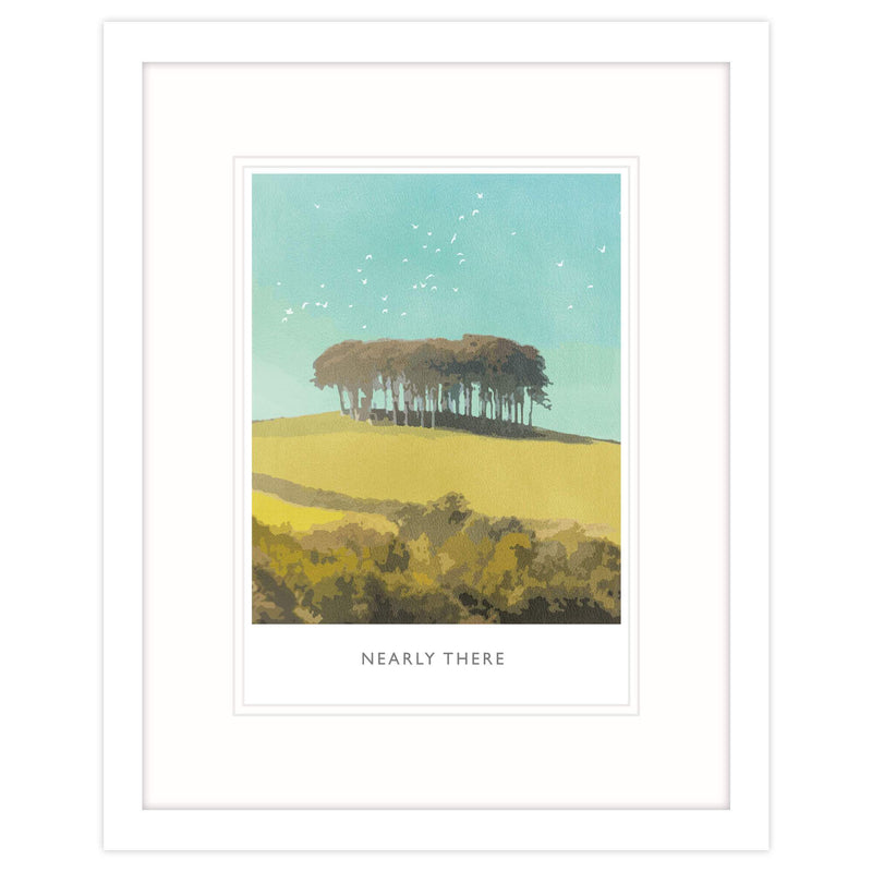 Framed Print - WF514F - Nearly There Large Framed Print - Nearly There Large Framed Print - Travel Art - Whistlefish