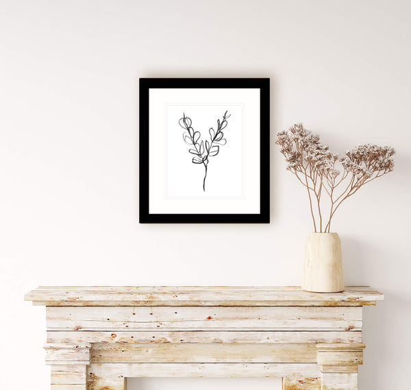 Framed Print-WF572F - Leaf Study I-Whistlefish