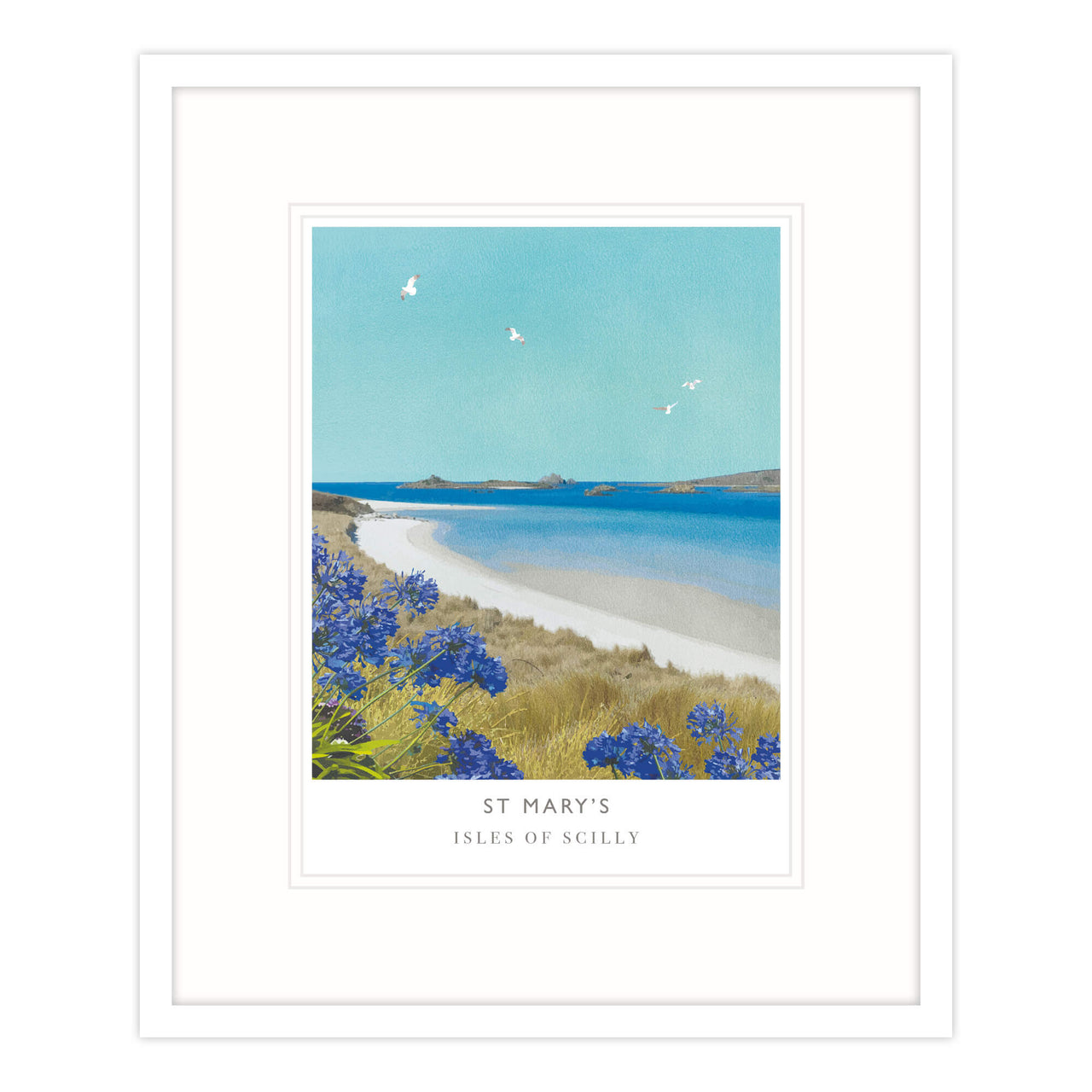 Framed Print-WF593F - St Mary's Isles of Scilly Framed Print-Whistlefish
