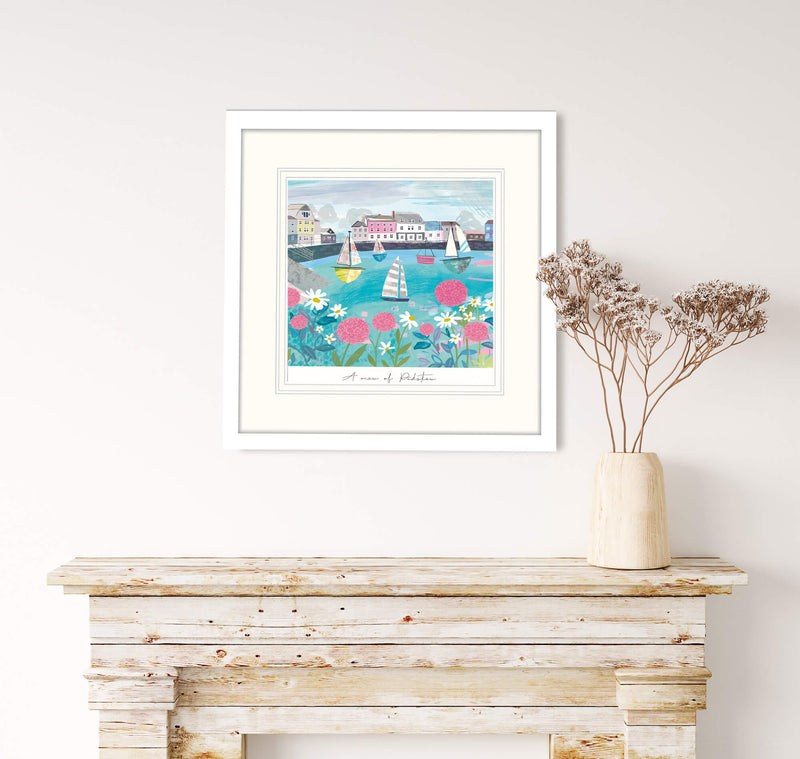Framed Print-WF610F - A View of Padstow Framed Print-Whistlefish