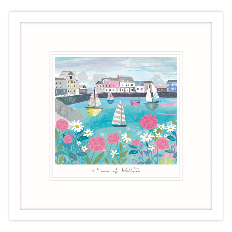 Framed Print-WF610F - A View of Padstow Framed Print-Whistlefish