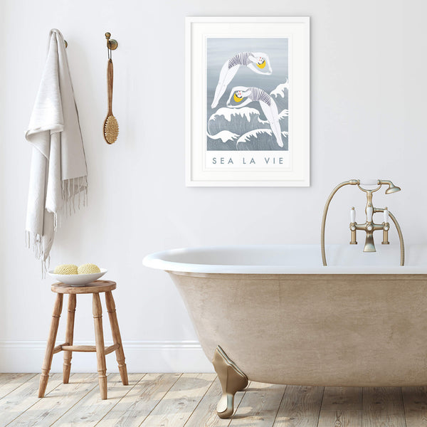 Framed Print-WF623F - Sea La Vie Framed Print-Whistlefish