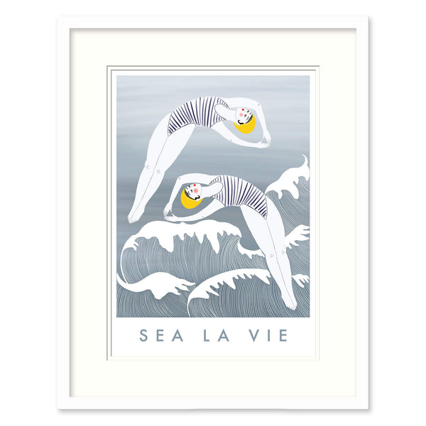 Framed Print-WF715F - Sea La Vie Small Framed Print-Whistlefish