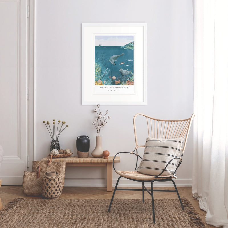 Framed Print-WF72F - Under The Sea Framed Print-Whistlefish