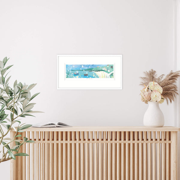 Framed Print-WF799F - Blue Sky Days-Whistlefish