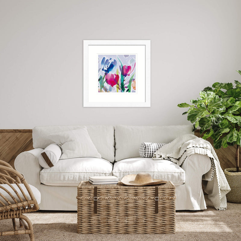 Framed Print-WF806F - Multi Blooms Medium-Whistlefish