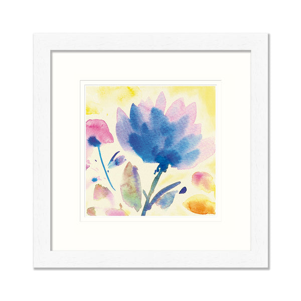 Framed Print-WF807F - Blue Bloom Medium-Whistlefish