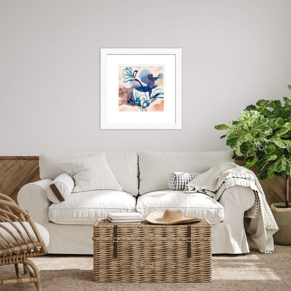 Framed Print-WF809F - Blue Iris Medium-Whistlefish