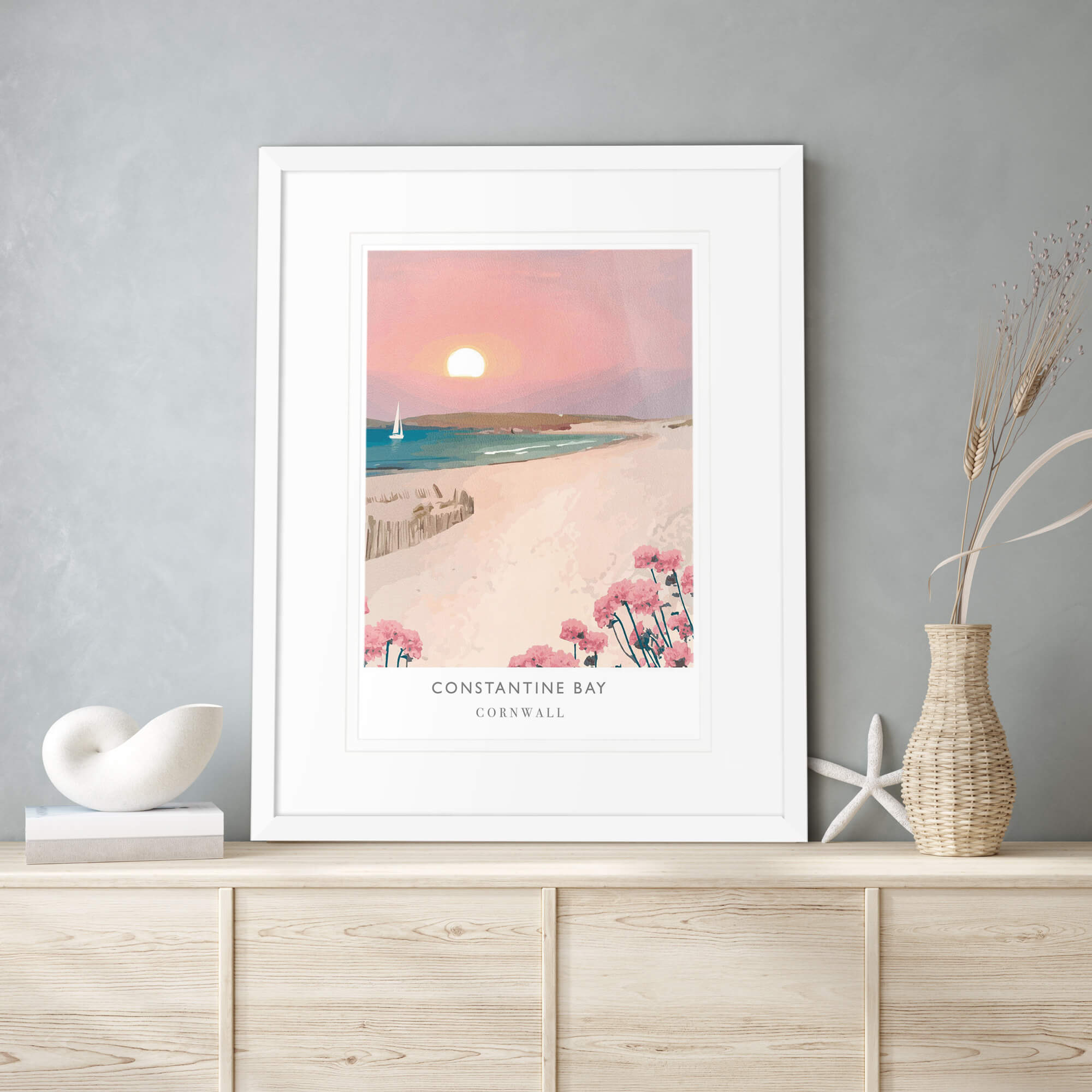 Framed Print-WF81F - Constantine Bay Framed Print-Whistlefish