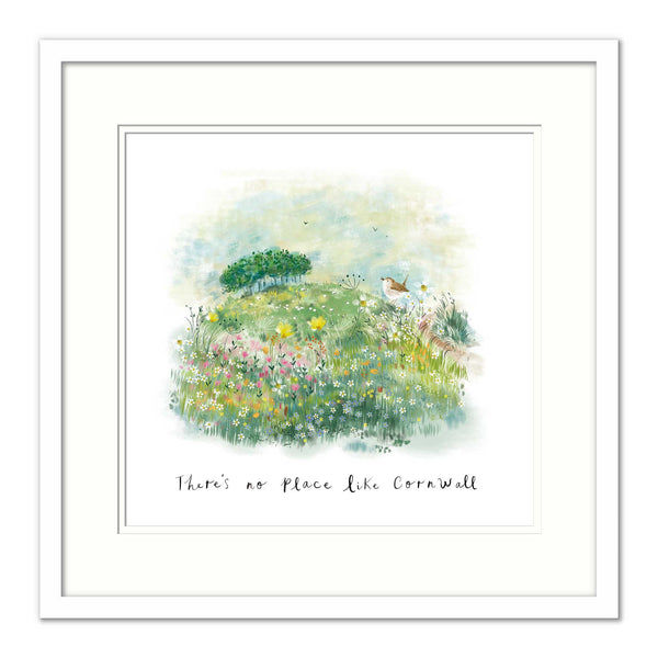 Framed Print-WF829F - Theres No Place Like Cornwall Small-Whistlefish