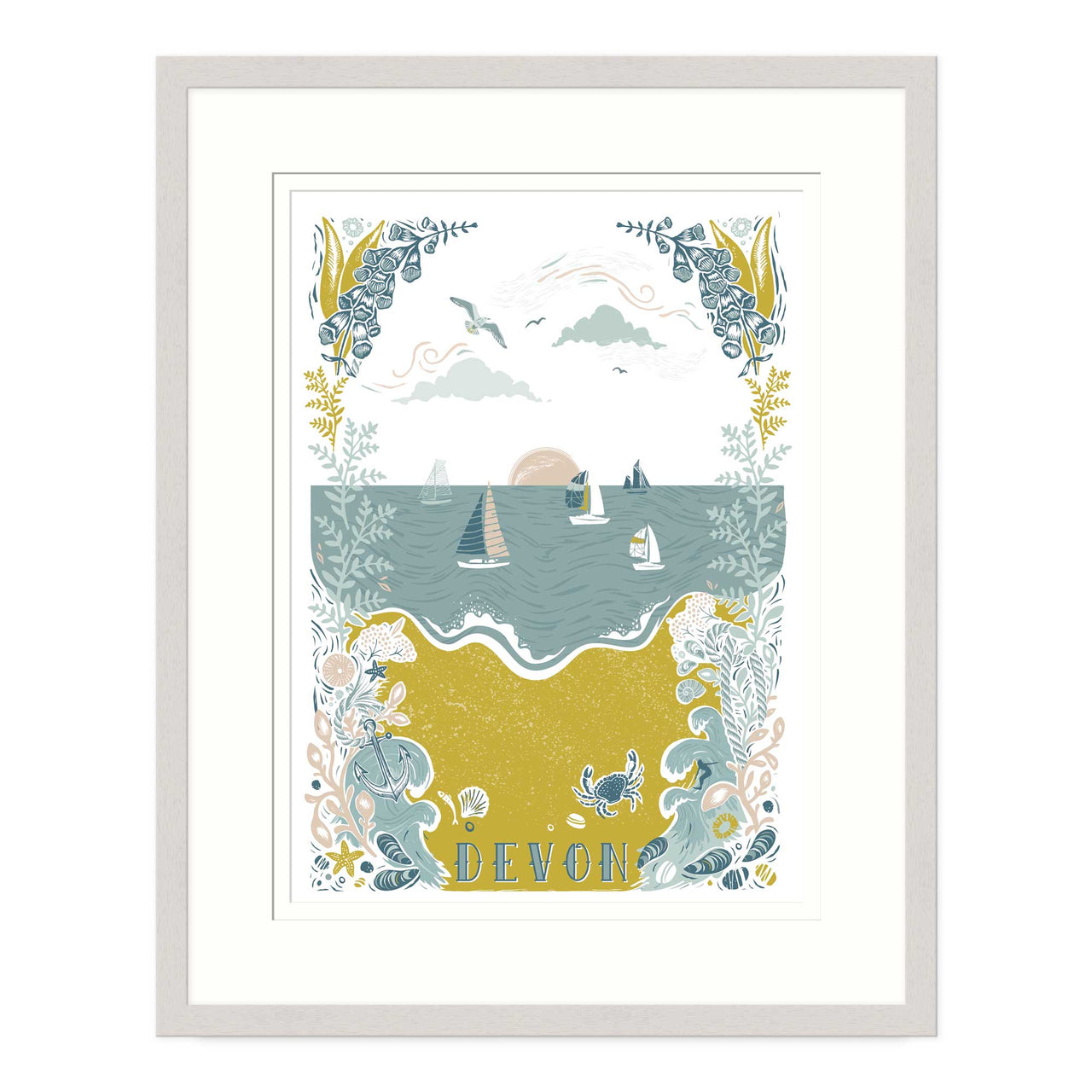Framed Print-WF833F - Devon Lino-Whistlefish