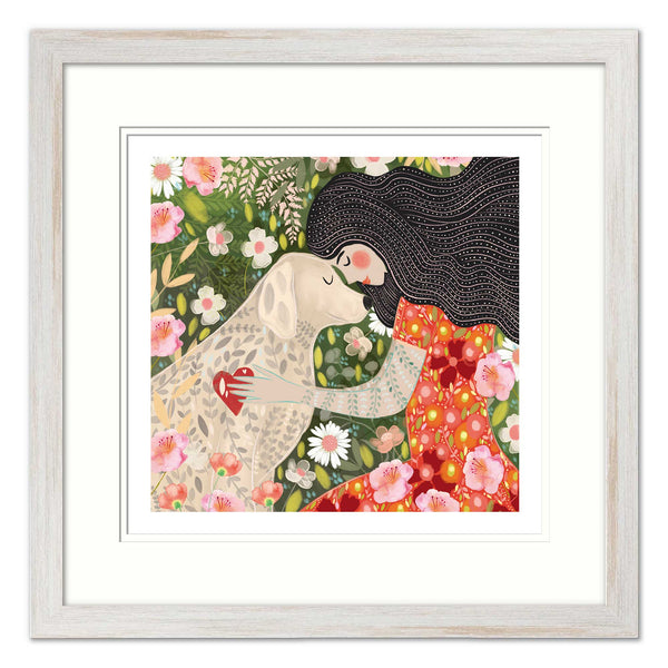 Framed Print-WF873F - you make my world seem safer-Whistlefish