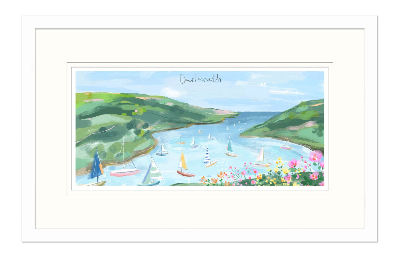 Framed Print-WF879F - Dartmouth Small Framed Print-Whistlefish