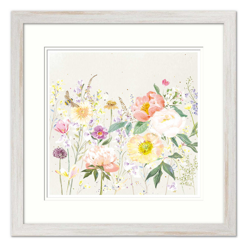 Framed Print-WF880F - Floral Bouquet Small Framed Print-Whistlefish