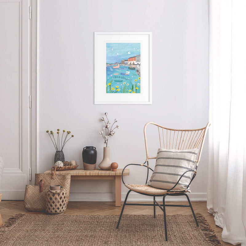 Framed Print - WF902F - Painterly Padstow Framed Print - Painterly Padstow Framed Print - Whistlefish