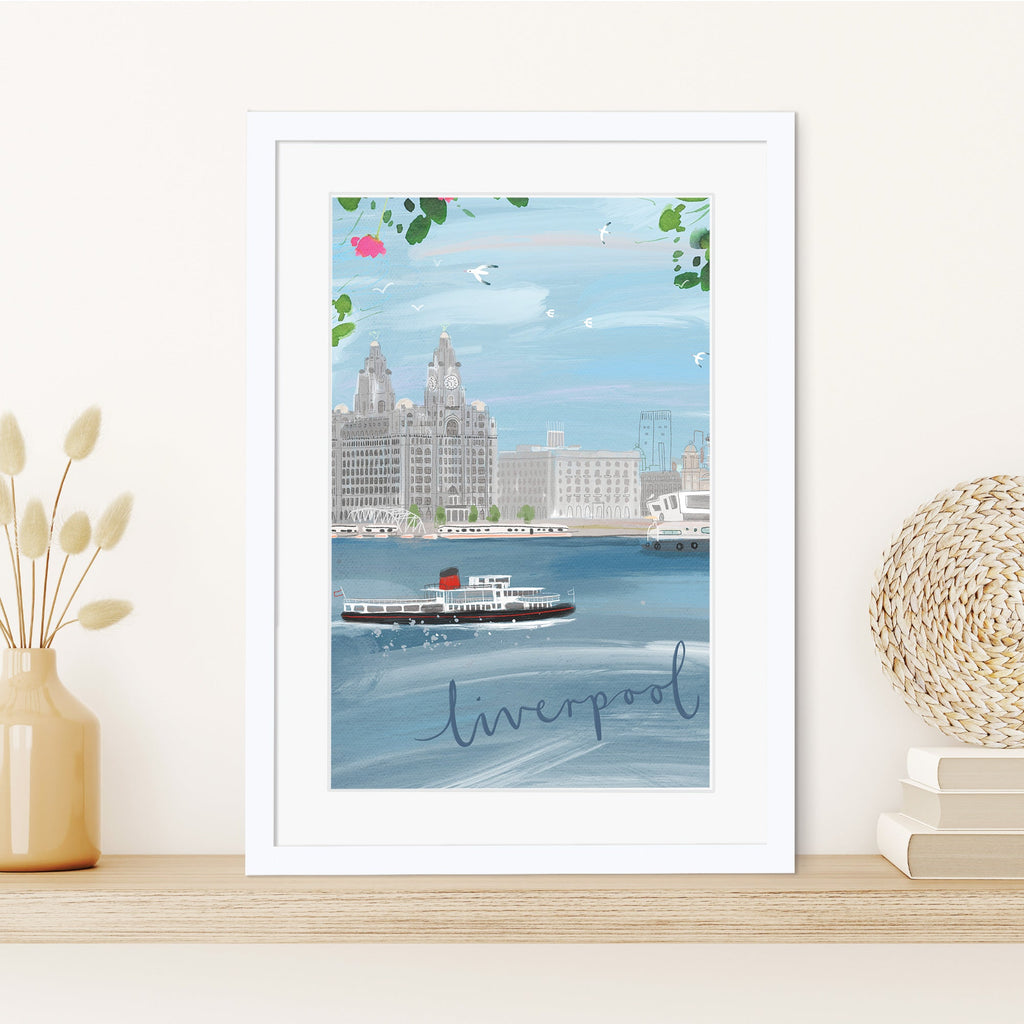 Framed Print-WF908F - Liverpool Med Framed Print-Whistlefish