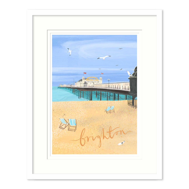 Framed Print-WF910F - Brighton Med Framed Print-Whistlefish