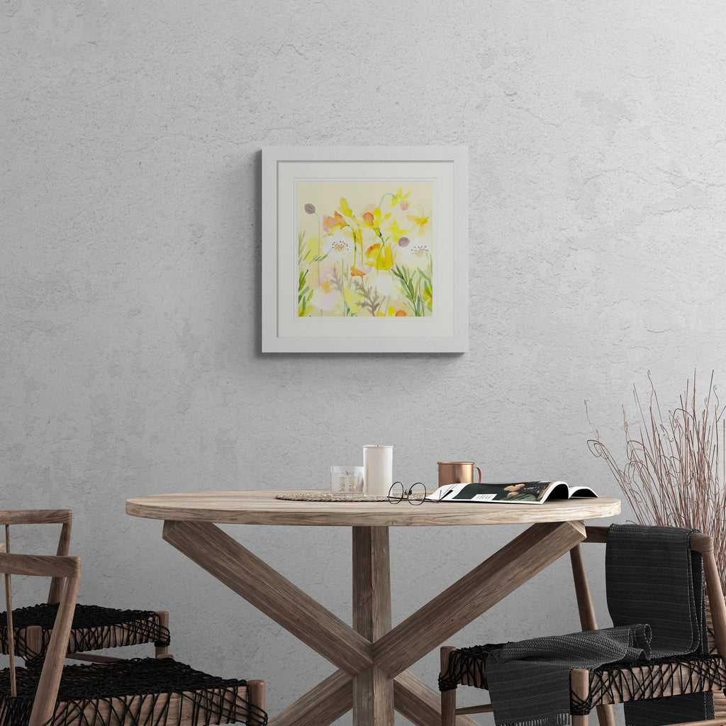 Framed Print - WF931F - White Poppy Med Framed Print - White Poppy - Whistlefish