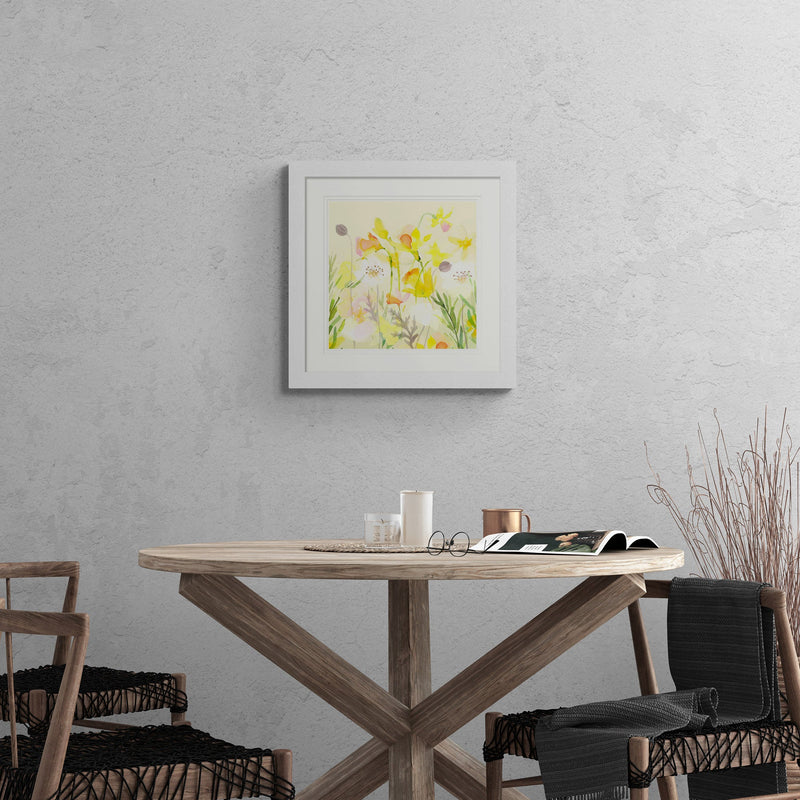 Framed Print - WF931F - White Poppy Med Framed Print - White Poppy - Whistlefish