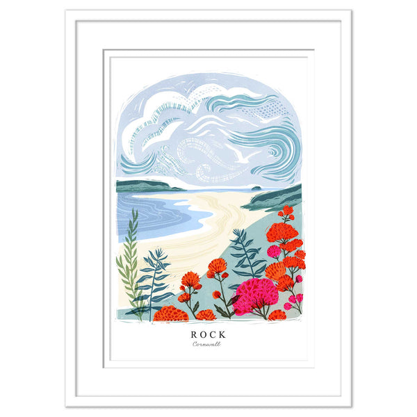 Framed Print - WF933WHF - Rock Arched Lino Framed Print - Rock Arched Lino Framed Print - Whistlefish