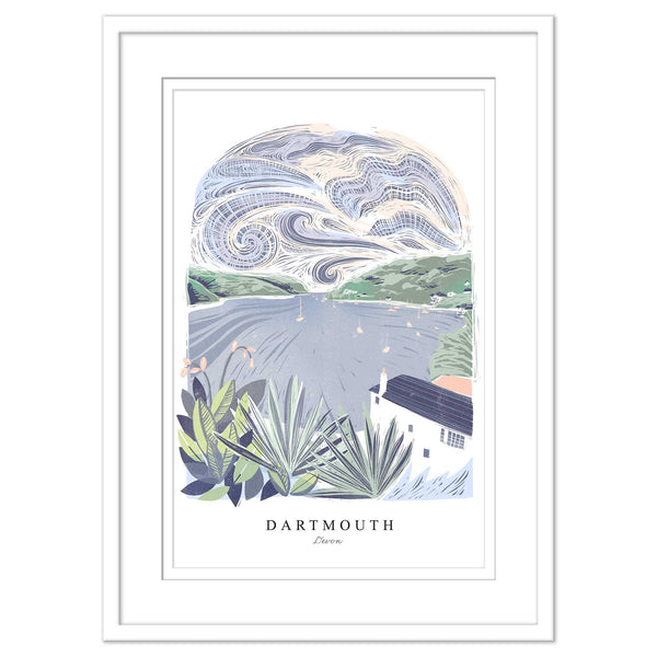 Framed Print - WF949WHF - Dartmouth Arched Lino Framed Print - Dartmouth Arched Lino Framed Print - Whistlefish