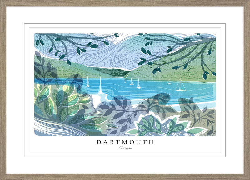 Framed Print - WF971F - Dartmouth Arched Lino Framed Print - Dartmouth Arched Lino Framed Print - Whistlefish