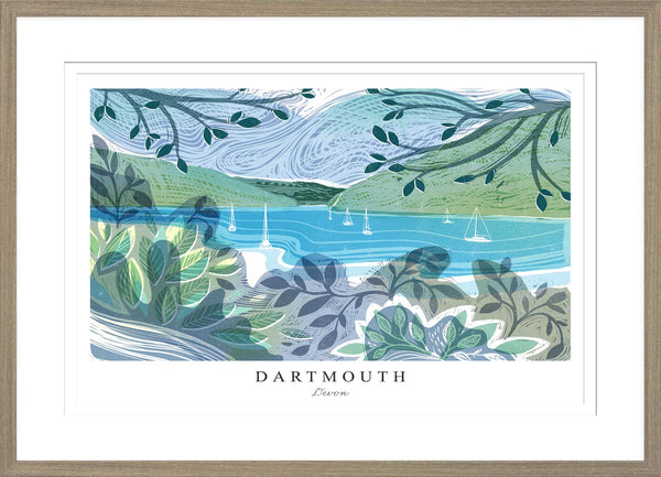 Framed Print - WF971F - Dartmouth Arched Lino Framed Print - Dartmouth Arched Lino Framed Print - Whistlefish