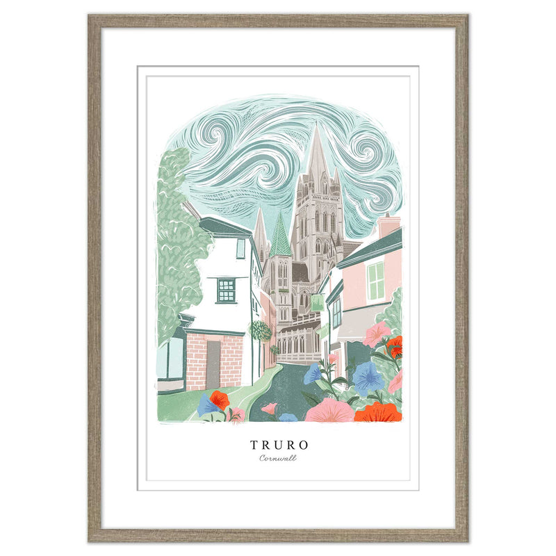 Framed Print - WF973F - Truro Arched Lino Framed Print - Truro Arched Lino Framed Print - Whistlefish