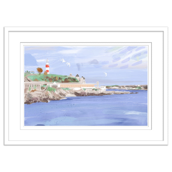 Framed Print - WF978F - Plymouth Coastal Scene Framed Print - Plymouth Coastal Scene Framed Print - Whistlefish