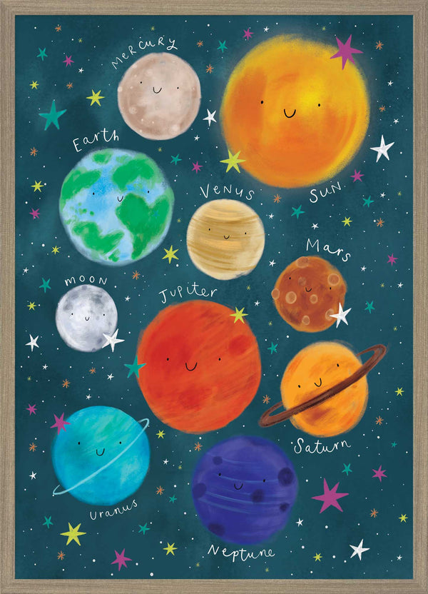 Framed Print - WF987F - Solar System Framed Print - Solar System Framed Print - Whistlefish