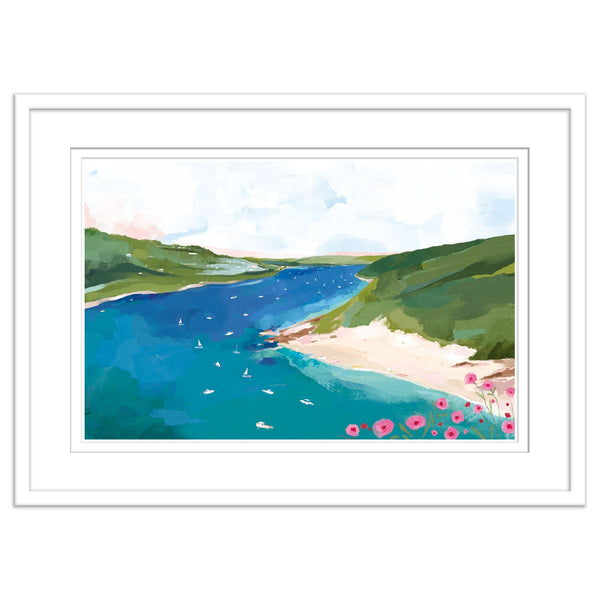 Framed Print - WF989F - Salcombe-Kingsbridge Estuary Framed Print - Salcombe-Kingsbridge Estuary Framed Print - Whistlefish