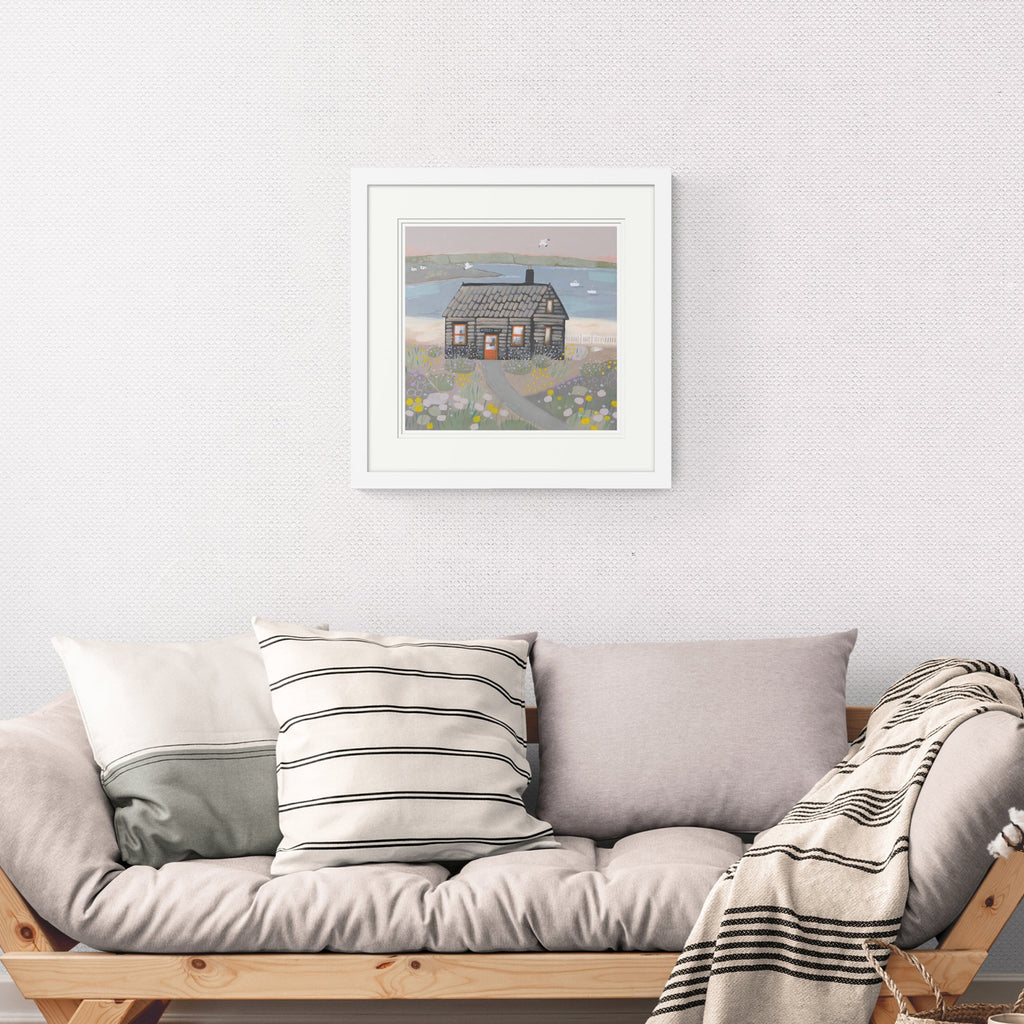 Framed Print - WT106F - Hidden Hut Med Framed Print - Hidden Hut Med Framed Print - Whistlefish