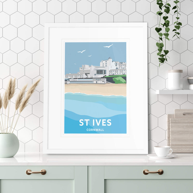 Framed Print-WT24F - St Ives Tate Gallery Framed Print-Whistlefish