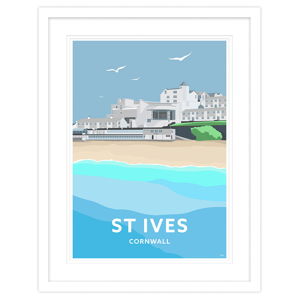Framed Print-WT24F - St Ives Tate Gallery Framed Print-Whistlefish