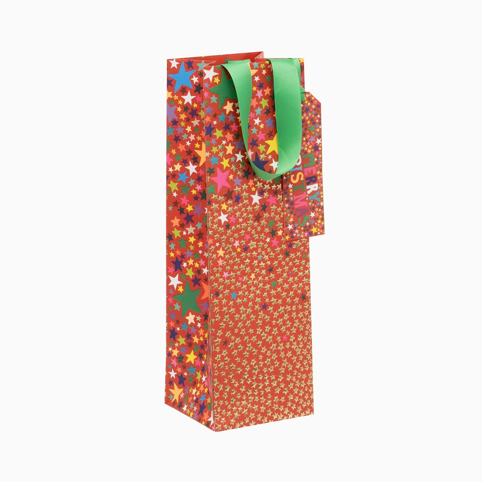 GBTPX2656 - Christmas Starburst Bottle Bag