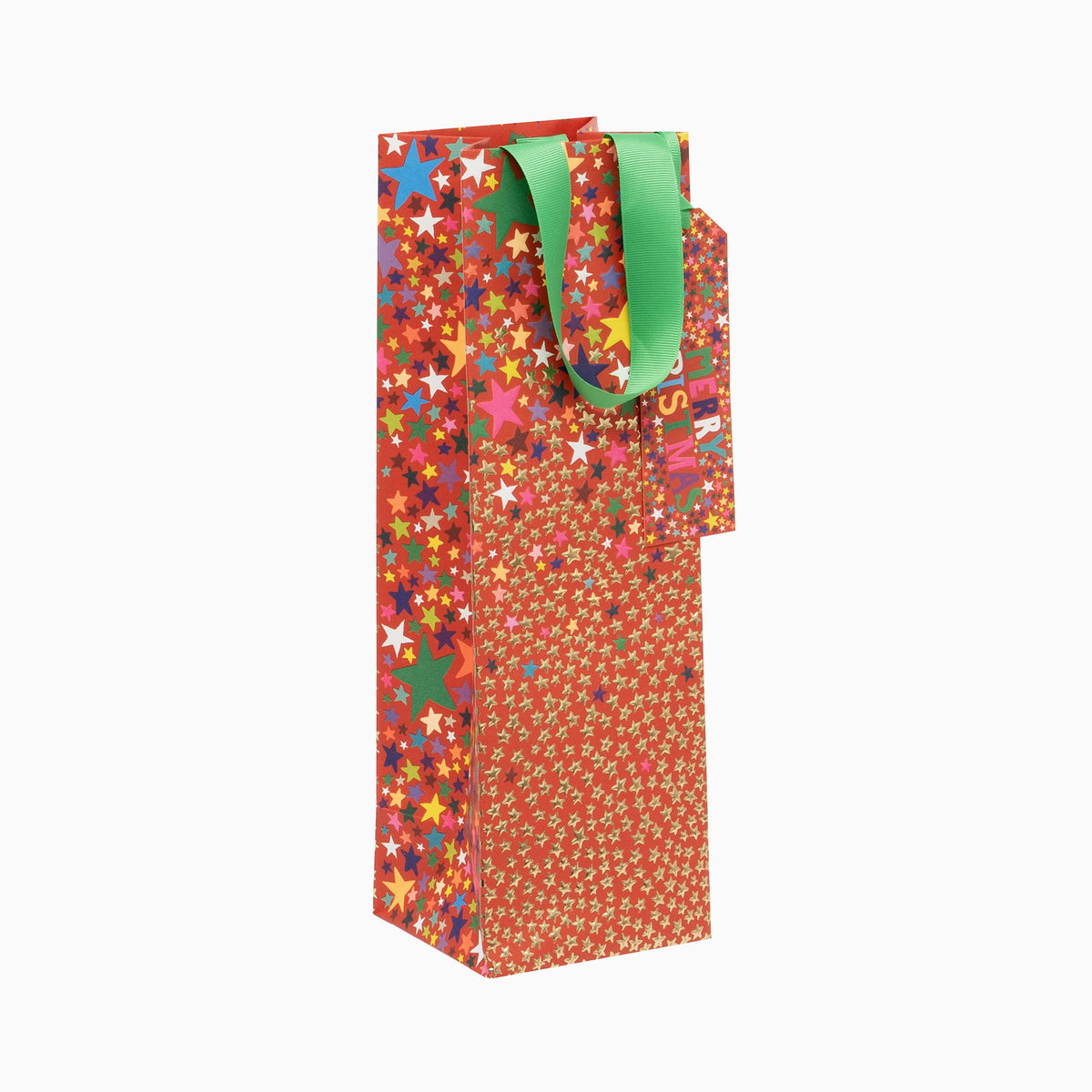 GBTPX2656 - Christmas Starburst Bottle Bag