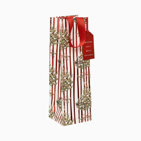 GBTSX2672 - Striped Spruce Bottle Bag
