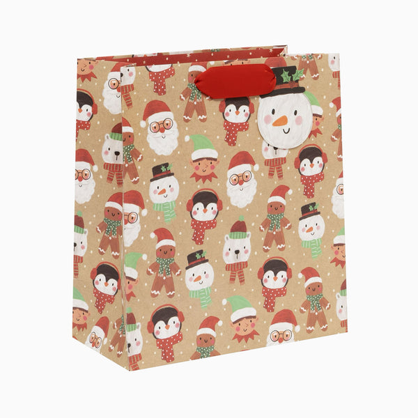 GMKX2688 - Santa's Snow Squad Medium Gift Bag