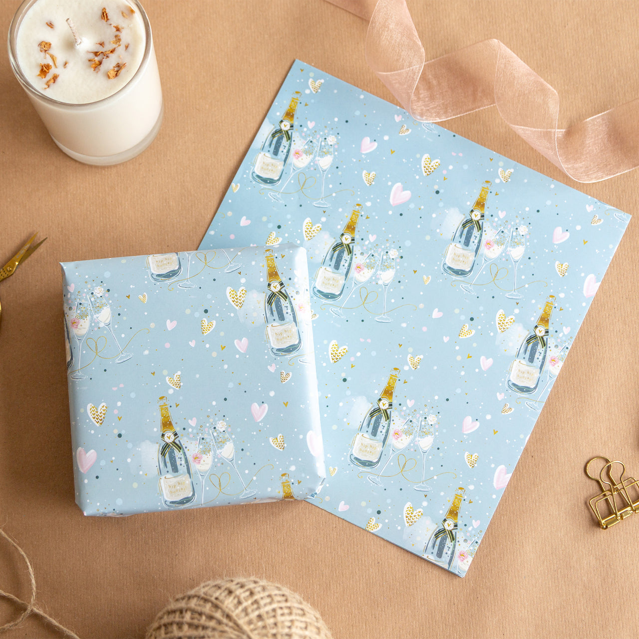 Wrapping Paper-GWP137 - Pop & Sparkle Wrapping Paper-Whistlefish