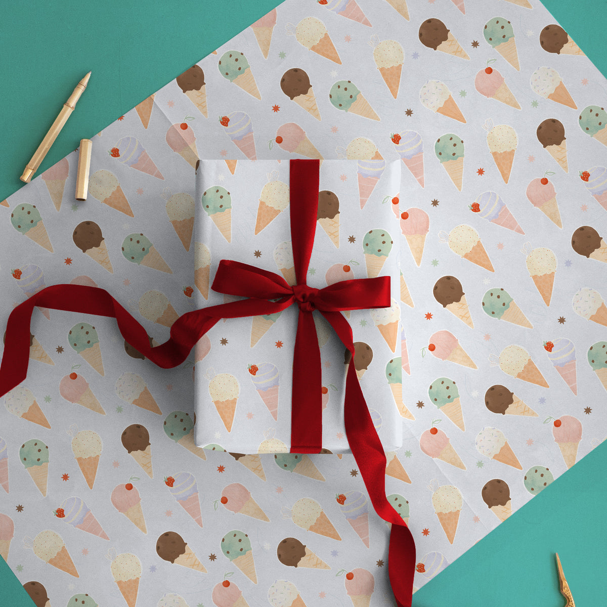 GWP190 - Sundae Dreams Wrapping Paper