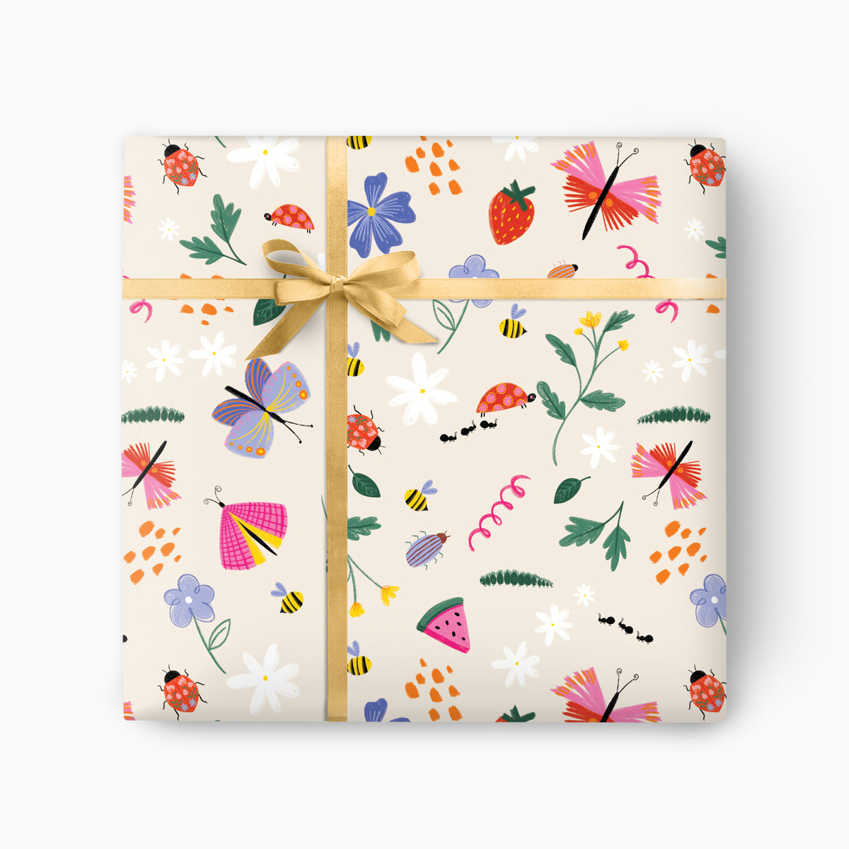 GWP191 - Strawberry Meadow Wrapping Paper